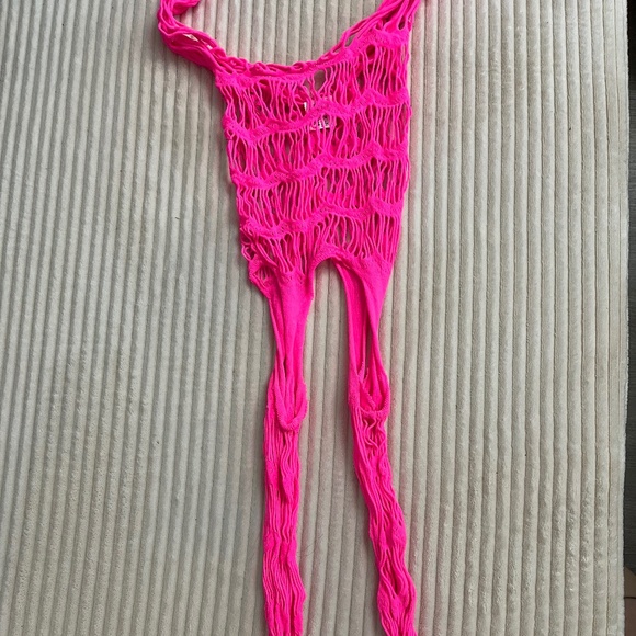 Fishnet crotchless tank bodysuit - Picture 1 of 2